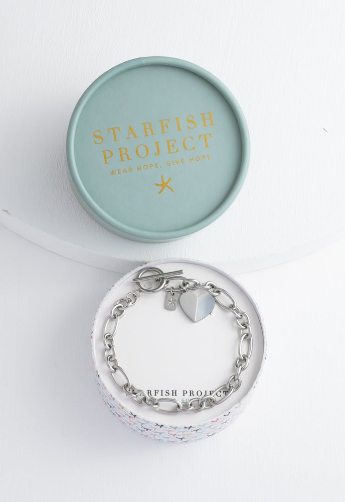 Give Hope Bracelet in Silver