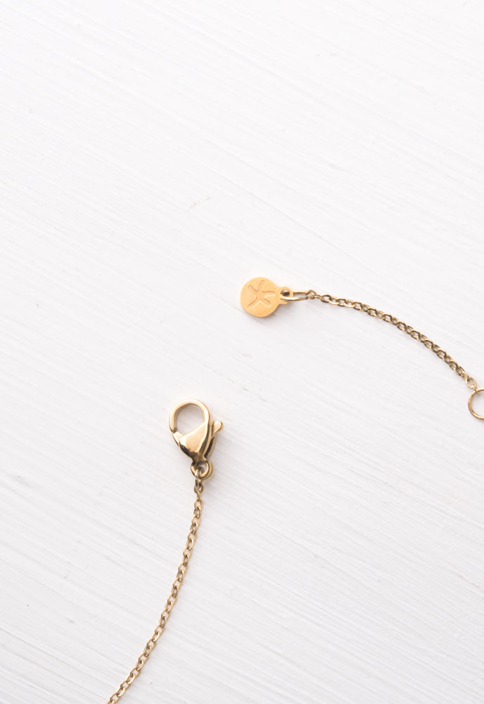 Give Justice Gold Bar Necklace